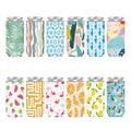 Never Forget the Difference You Make 12 Pack Slim Can Cooler Sleeve Insulated Tall Cans 12 Oz Bulk Neoprene Slim Drink Bottle Holder Summer Party Decorations, Blanks for Vinyl Projects Birthday Wedding Favors & Gifts