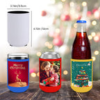 HooAmI Custom Can Cooler Sleeve Bulk Personalized Collapsible Insulated Neoprene Drink Holder for Wedding Reunions Birthdays Parties Holiday Decorations