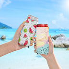 Never Forget the Difference You Make 12 Pack Slim Can Cooler Sleeve Insulated Tall Cans 12 Oz Bulk Neoprene Slim Drink Bottle Holder Summer Party Decorations, Blanks for Vinyl Projects Birthday Wedding Favors & Gifts