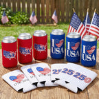 Never Forget the Difference You Make 12 Pack 4th of July 250th Anniversary Can Cooler Sleeves  250 Year American Patriotic USA Insulated Neoprene Drink Holder